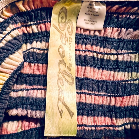 Spoiled Striped Floral Strapless Sundress - Picture 7 of 7